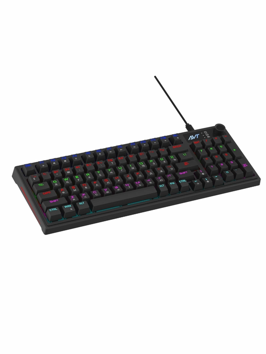 Klaviatura, simli, o‘yin klaviaturasi, AVT Gaming KGW05 Black