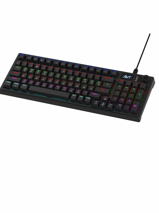 Klaviatura, simli, o‘yin klaviaturasi, AVT Gaming KGW05 Black