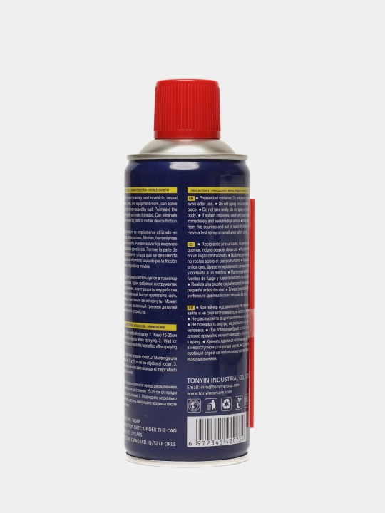 Ko'p maqsadli moylash vositasi TONYIN DE-RUST LUBRICANT 450 ml