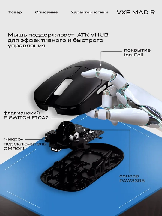 Simsiz o'yin sichqonchasi, VGN VXE R1 SE+
