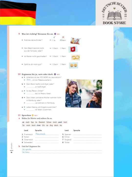 Momente A1 Deutsch Arbeitsbuch – Boshlang‘ichlar uchun nemis tili mashq kitobi (CDsiz)