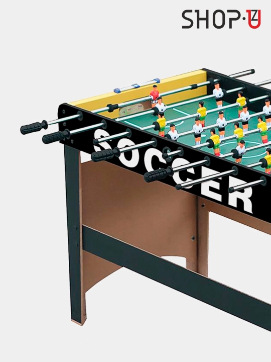 Oyoqchali stol usti hockey / futbol kikeri, 50x29 sm / 120x61x80sm / 142x76x88sm