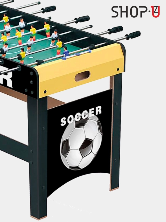 Oyoqchali stol usti hockey / futbol kikeri, 50x29 sm / 120x61x80sm / 142x76x88sm
