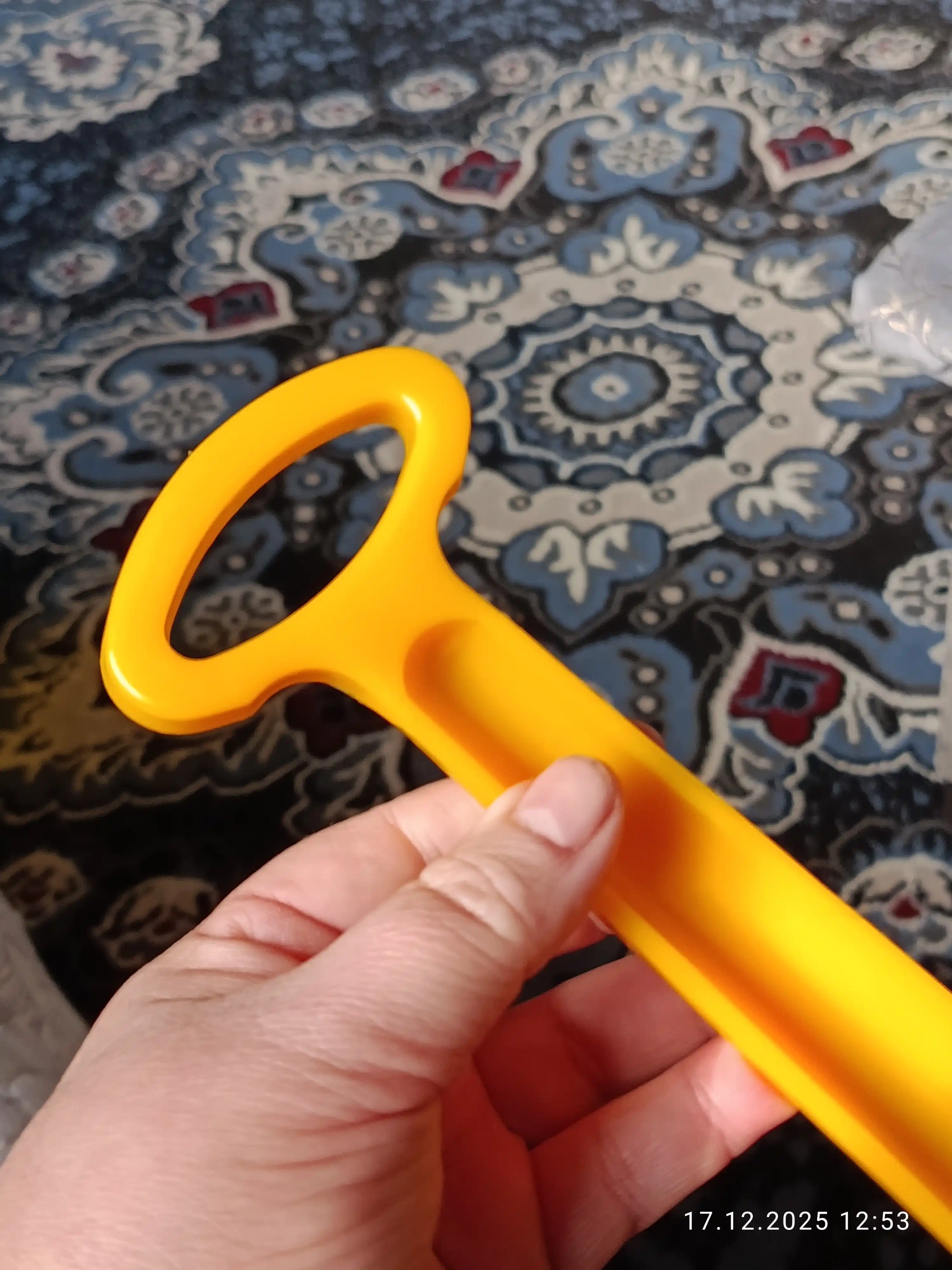 Poyabzal uchun uzun qoshiq, plastik, uy va ofis uchun