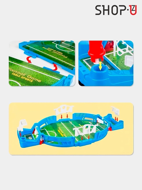 Oyoqchali stol usti hockey / futbol kikeri, 50x29 sm / 120x61x80sm / 142x76x88sm