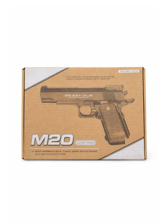 M20 Super Power - dekorativ pistolet modeli o‘yinchoq