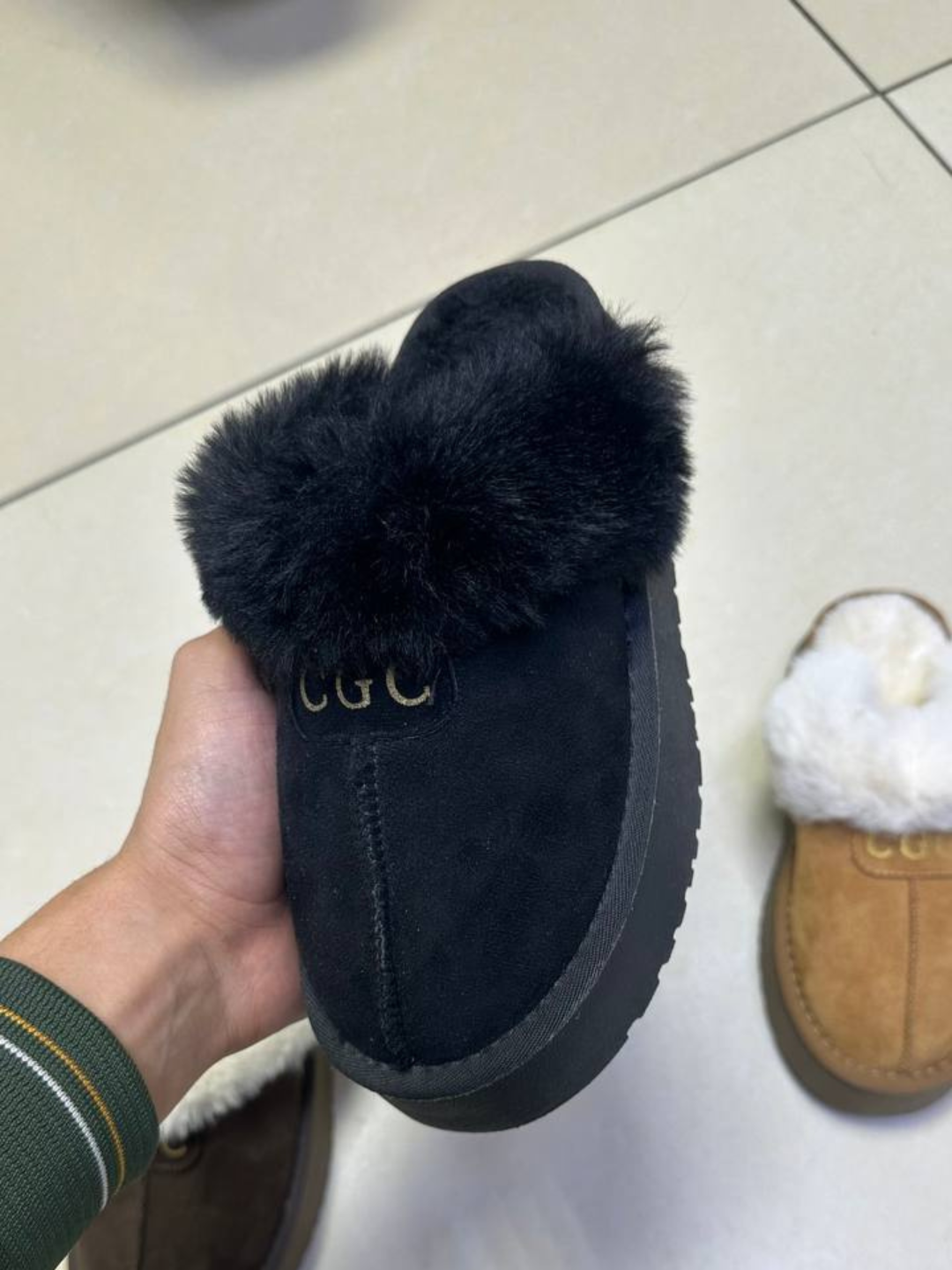 Женская обувь, угги с мехом