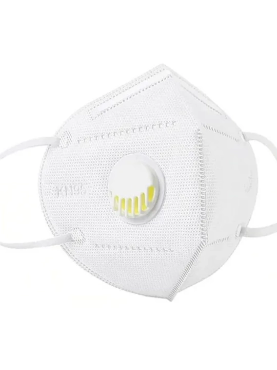 KN95 nafas olish klapanli respirator, 5 qatlamli himoya niqobi - 