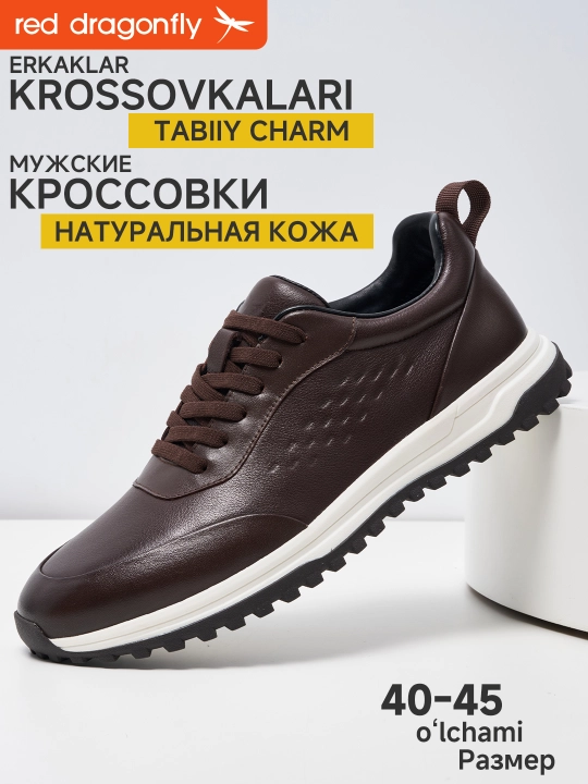 Erkaklar krossovkalari, kuz-qish uchun poyabzali, o'lchami 40-45, demisezon,red dragonfly - 