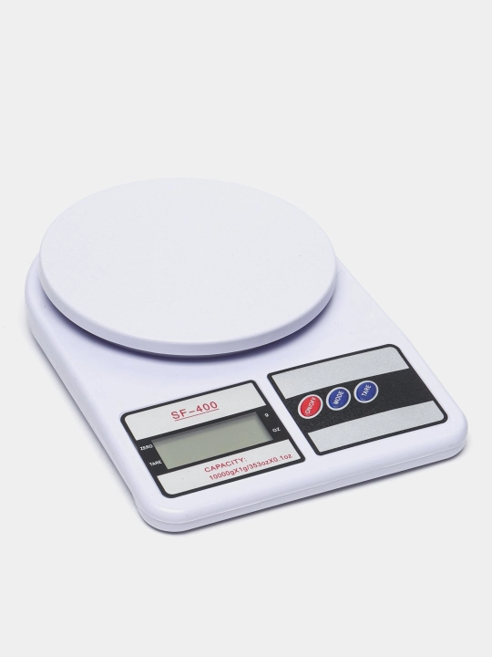 Oshxona elektron tarozisi mini, 10 kg gacha o'lchaydi, batareykasi ichida mavjud, HAN RIVER