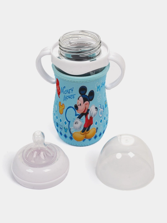 Bolalar uchun oziqlantirish uchun shisha antikol shishasi, qopqog‘i va tutqichlari bilan, 120, 240 ml