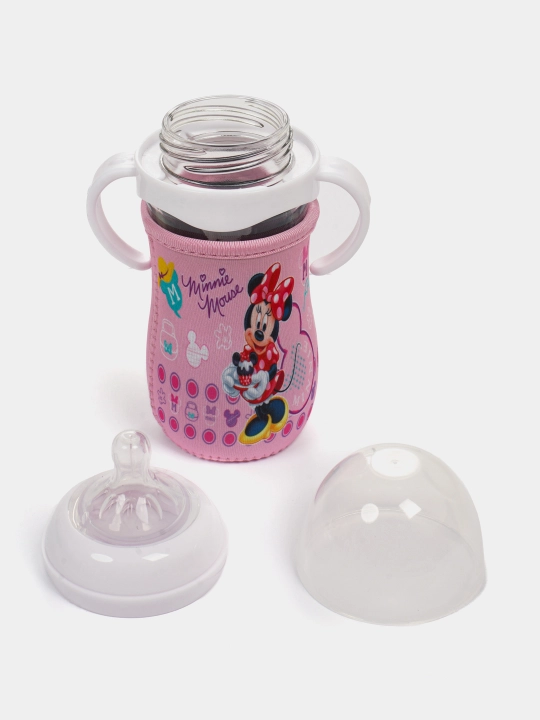 Bolalar uchun oziqlantirish uchun shisha antikol shishasi, qopqog‘i va tutqichlari bilan, 120, 240 ml