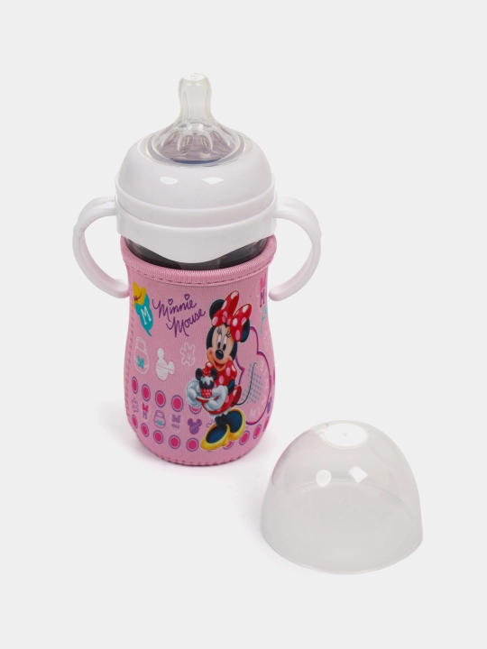 Bolalar uchun oziqlantirish uchun shisha antikol shishasi, qopqog‘i va tutqichlari bilan, 120, 240 ml