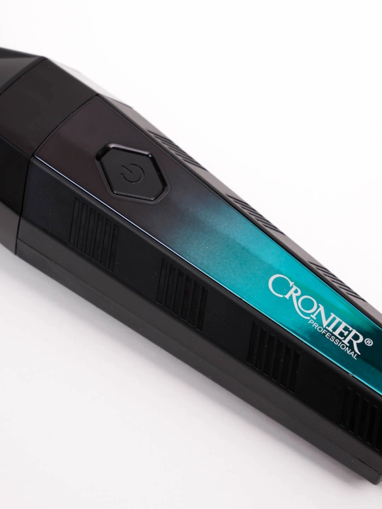 CRONIER Professional soch va soqol uchun trimmer va barber mashinkasi, aniqlik bilan