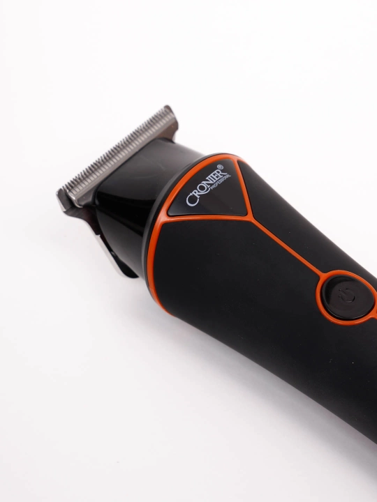 CRONIER Professional soch va soqol uchun trimmer va barber mashinkasi, aniqlik bilan