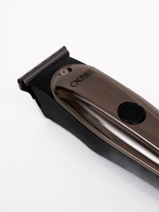 CRONIER Professional soch va soqol uchun trimmer va barber mashinkasi, aniqlik bilan