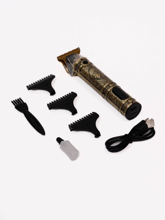 CRONIER Professional soch va soqol uchun trimmer va barber mashinkasi, aniqlik bilan