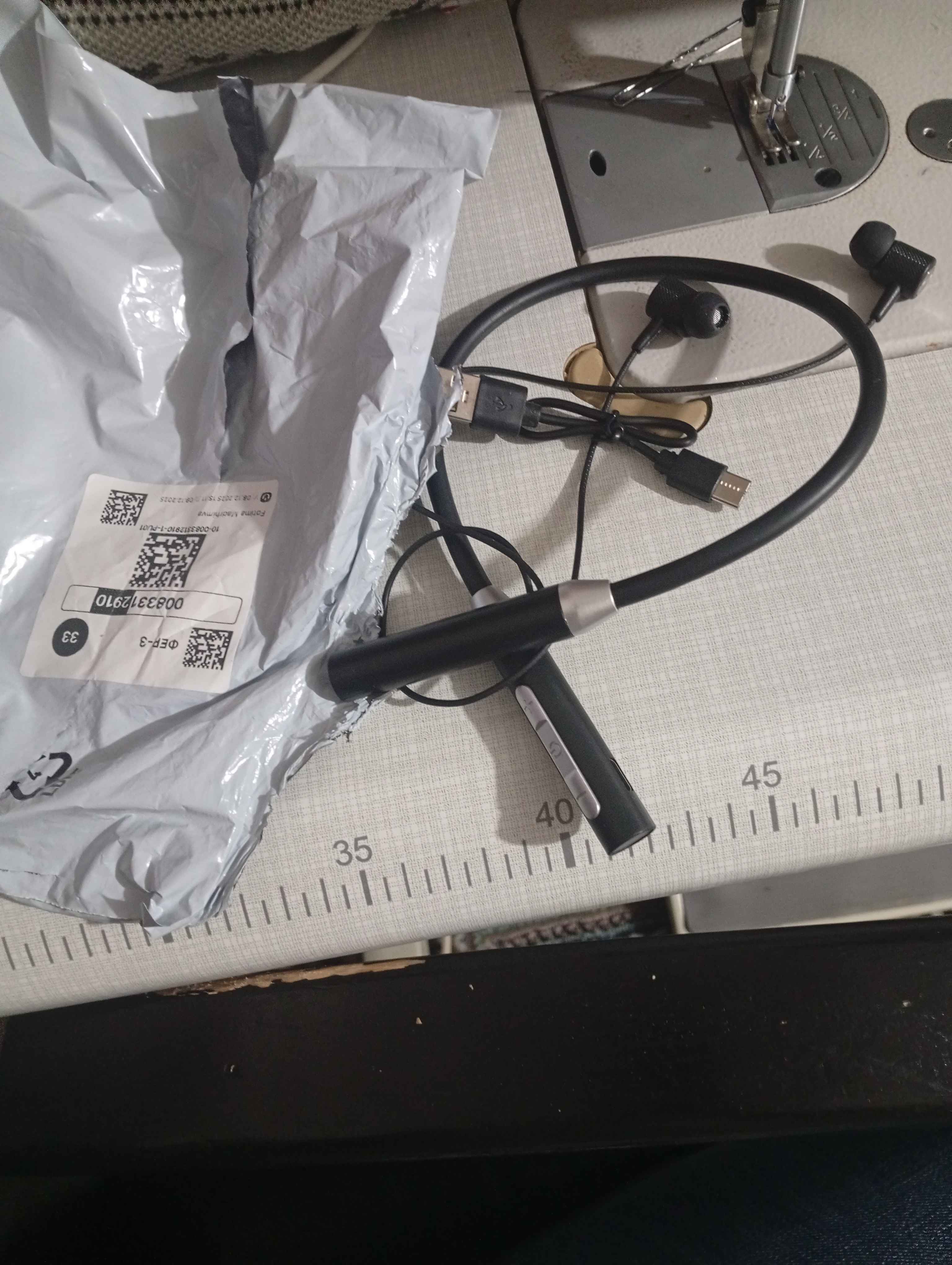 12D simsiz Bluetooth quloqchinlar, ichki kanalli, bo‘yin gardishi bilan