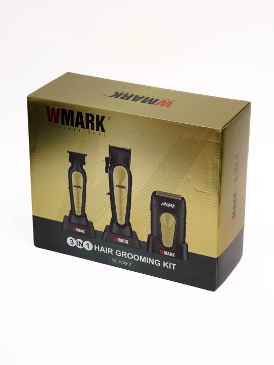 WMARK All-in-One набор барбер-машинки, для стрижки волос, бороды и усов сет для стайлинга