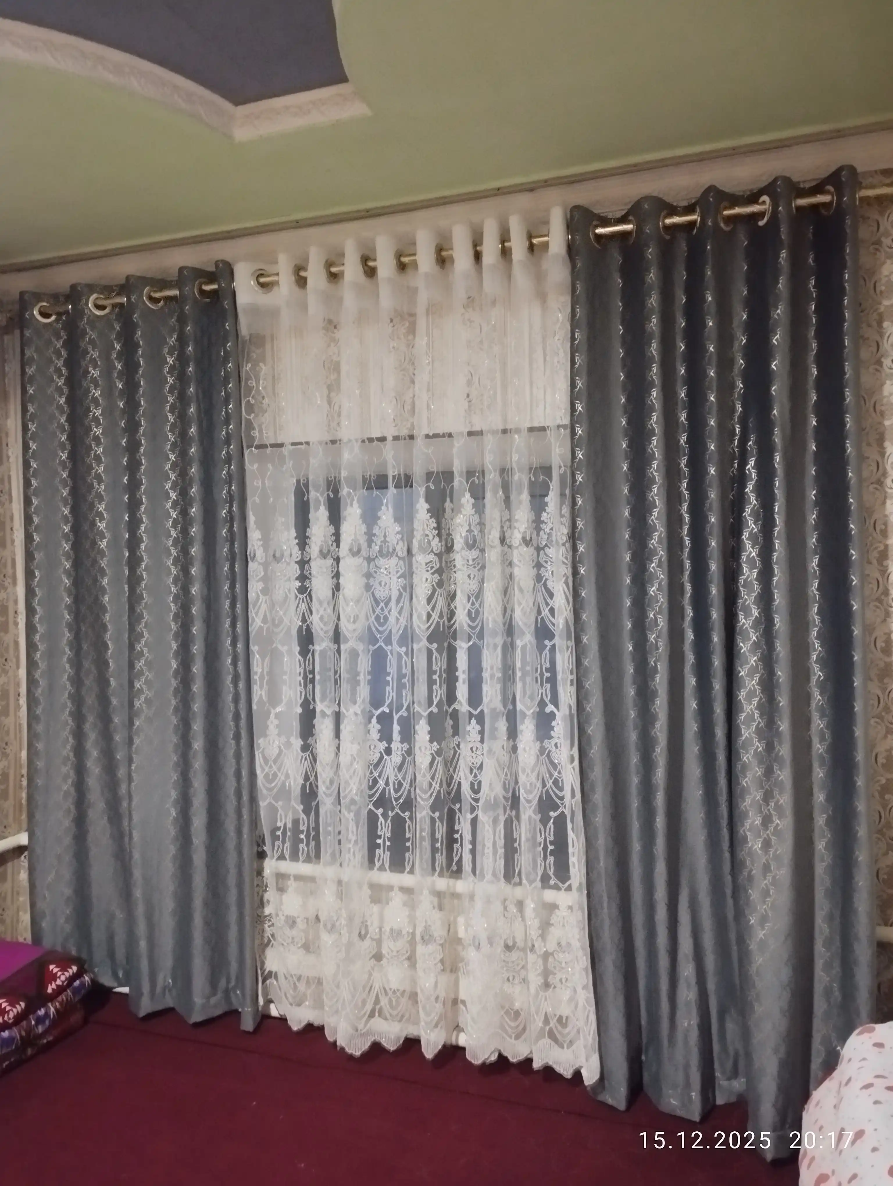 Tul pardalar, mexmonxona, balkon, yotoqxona derazalari uchun, oq