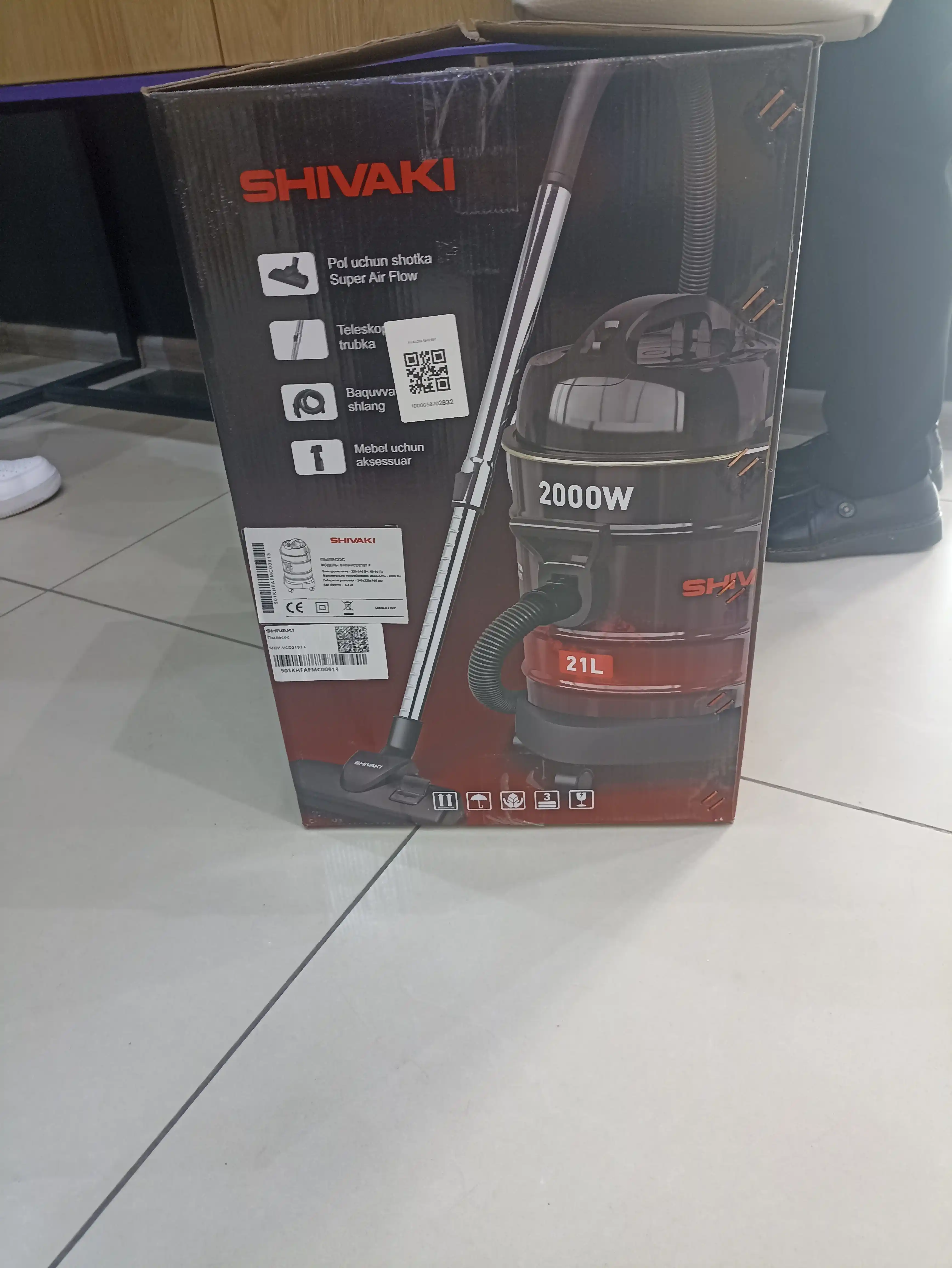Baraban changyutgichlari SHIV-VCD 2197 F - (21 litr)
