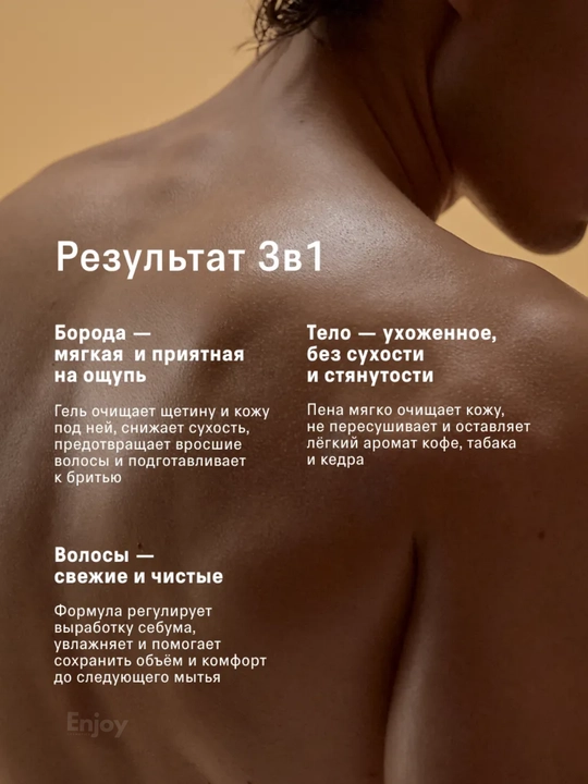 Гель масло для душа The Act, увлажняющее, скрабирующее, для мужчин, подарочный набор
