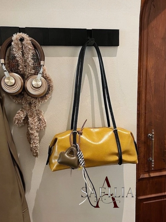 Ayollar yelkama sumkasi eko charm baguette kundalik zamonaviy sumka - 