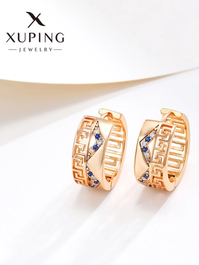 Серьги для девочек и женщин, Xuping — 1001PRT-XUPINGE-БЕЖМЕЛ