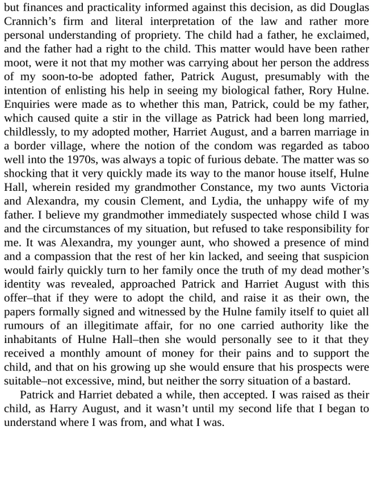 The First Fifteen Lives of Harry August