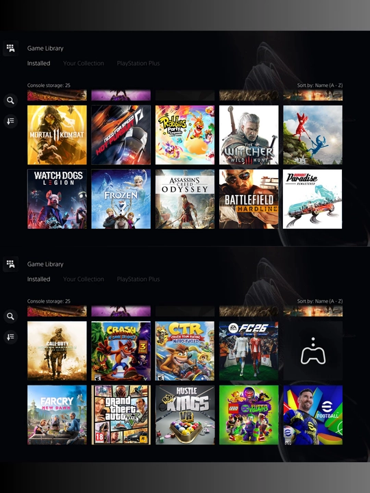 O‘yin konsoli, PlayStation 4 Slim, 1 TB, 2 Joystik va 22+ o‘yin to‘plamda