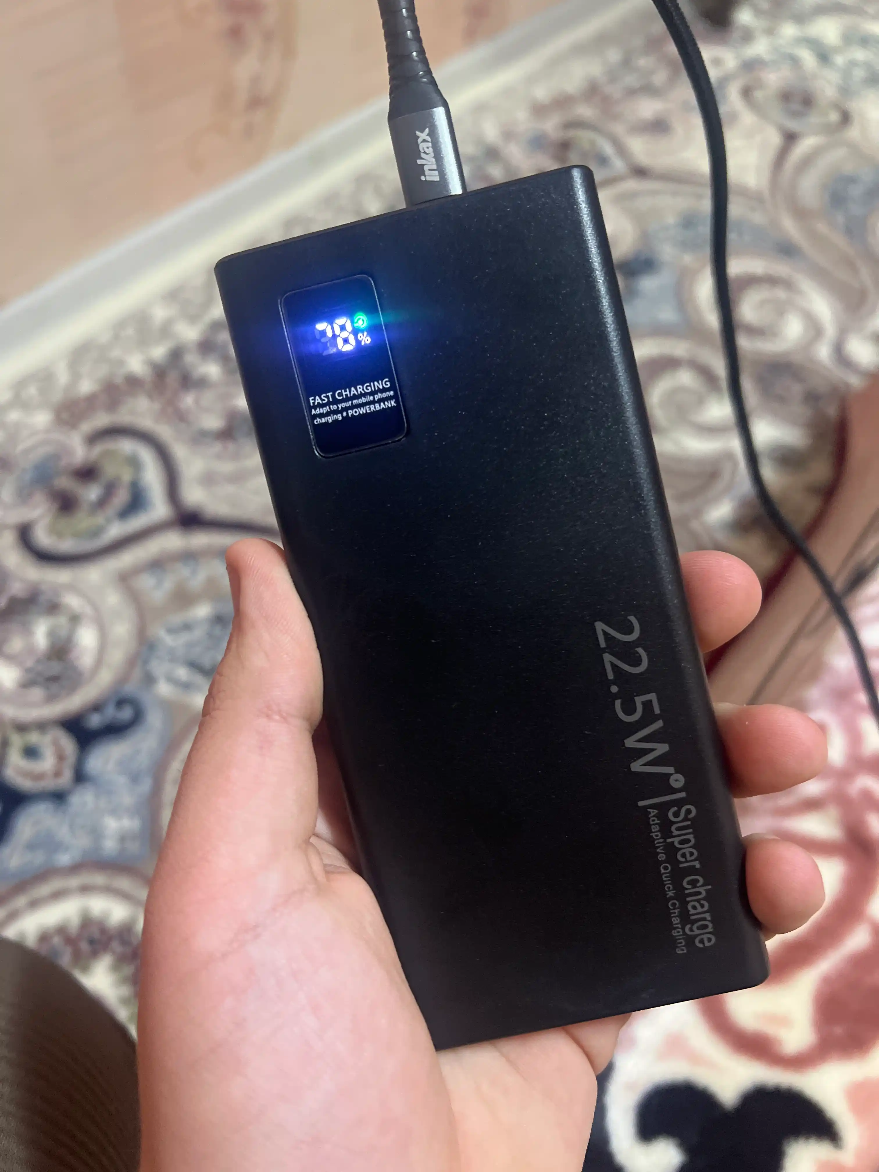 Внешний аккумулятор 20 000 mA/h 22.5W c быстрой зарядкой, 100% качество