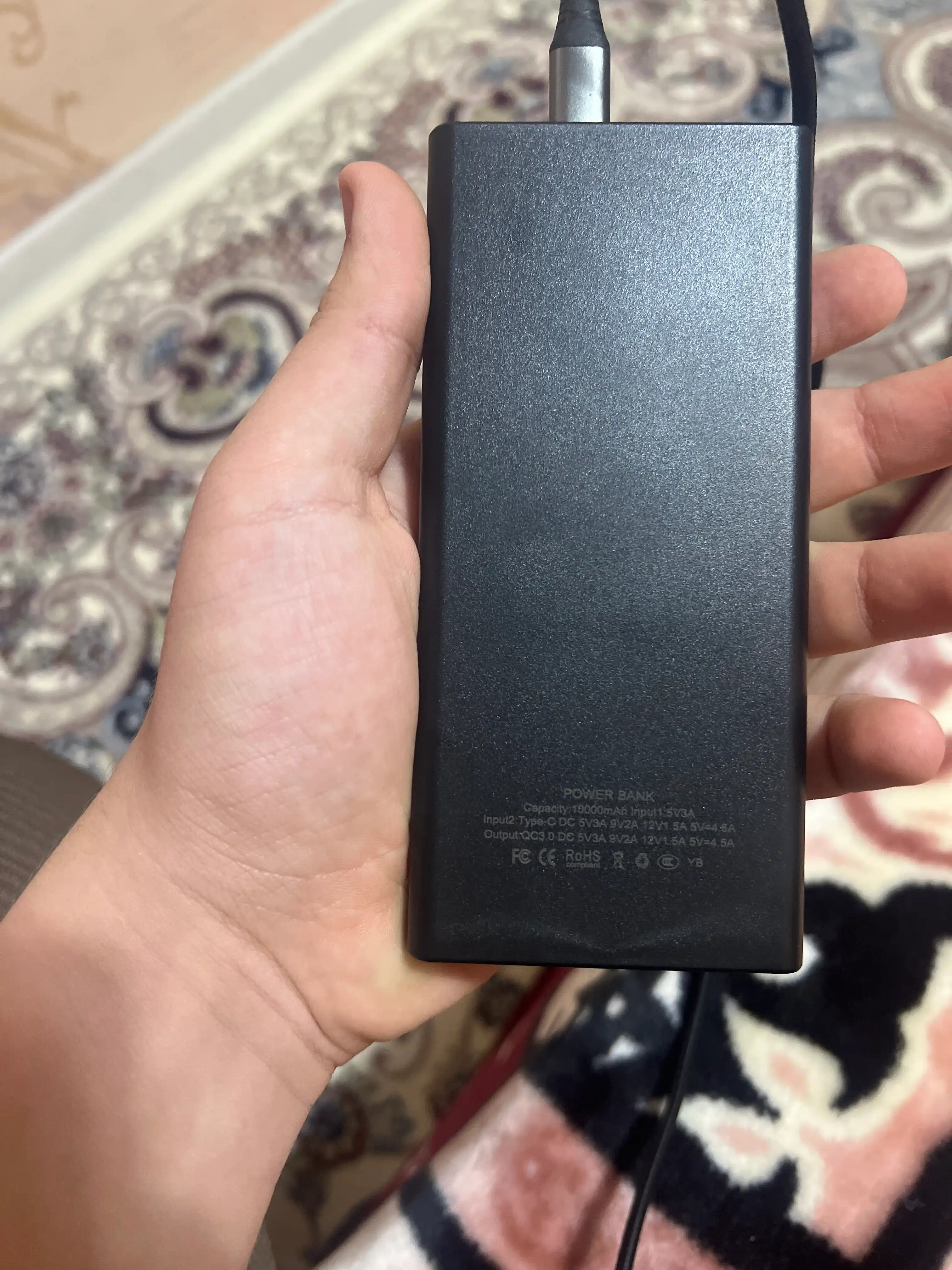 Внешний аккумулятор 20 000 mA/h 22.5W c быстрой зарядкой, 100% качество