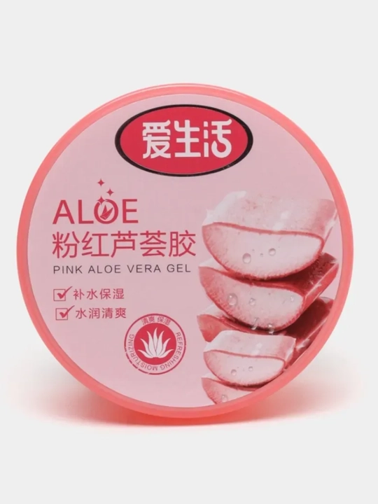 Greenleaf, Pink & Aloe Vera гель-крем для тела омолаживающий и восстанавливающий, 180 гр