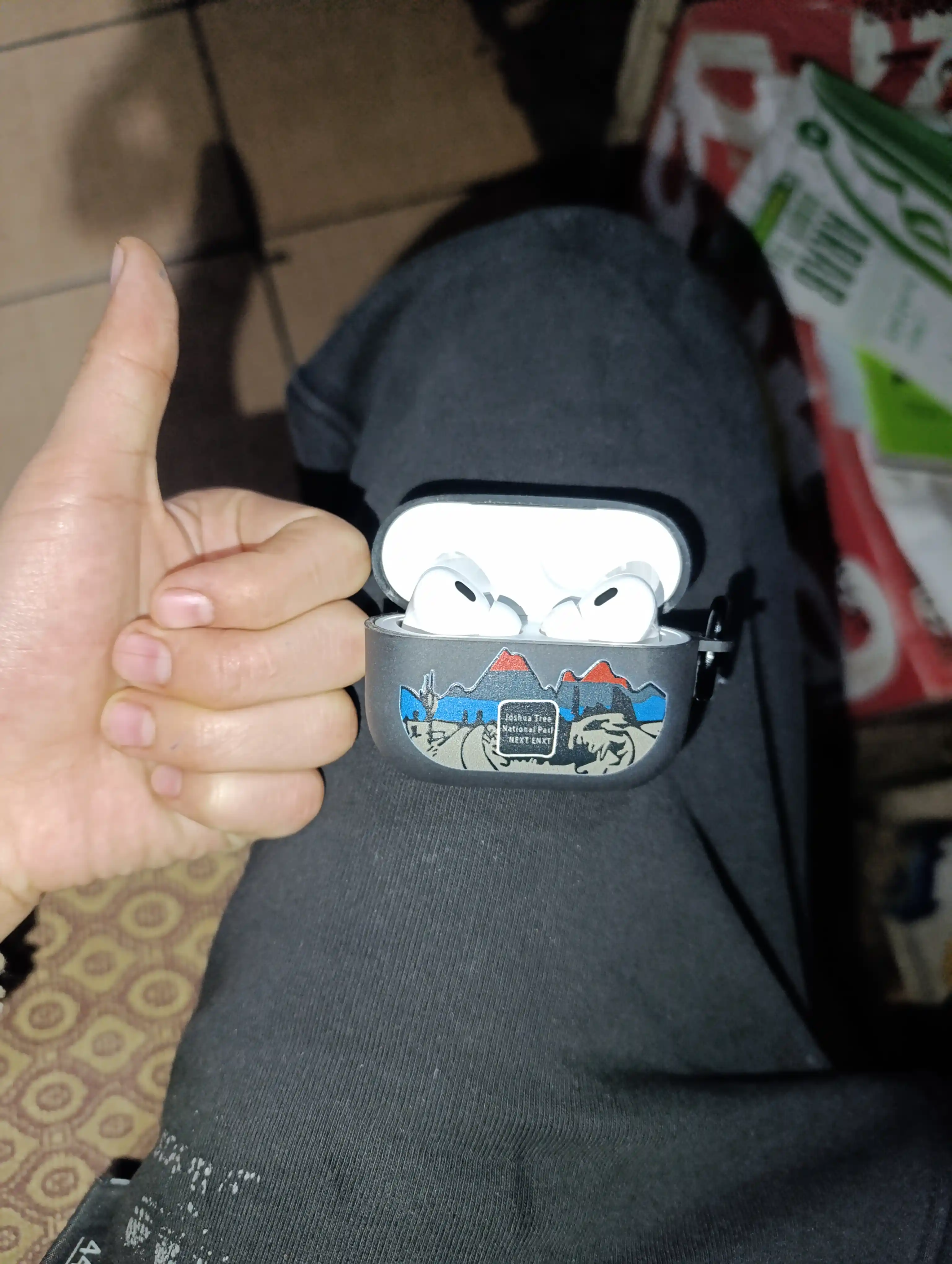 Чехол для наушников AirPods PRO, 3, 2 Pro, силиконовый, с притом The North Face