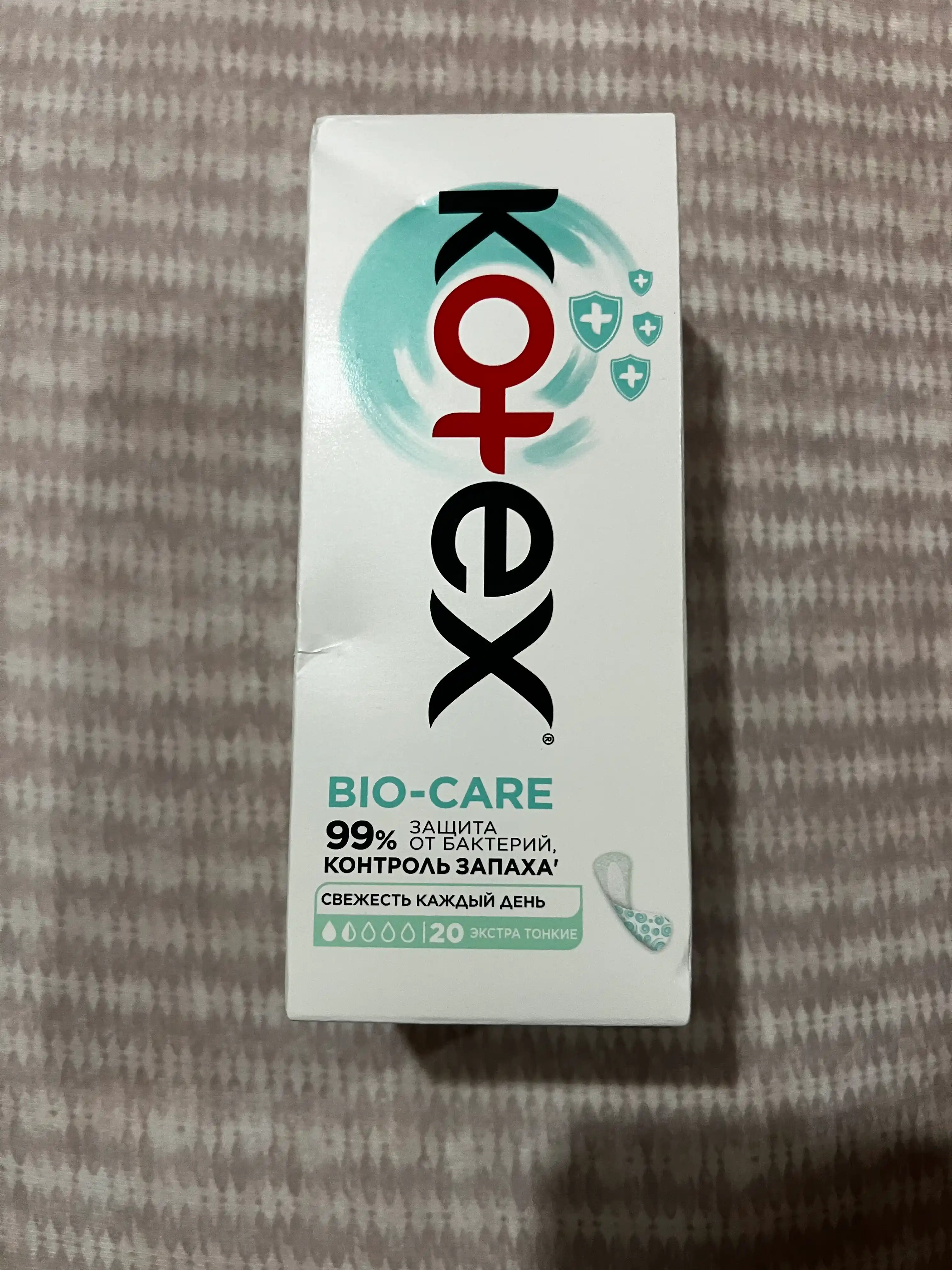 Ayollar prokladkalari Kotex Bio-Care Normal, gigienik, 8 dona