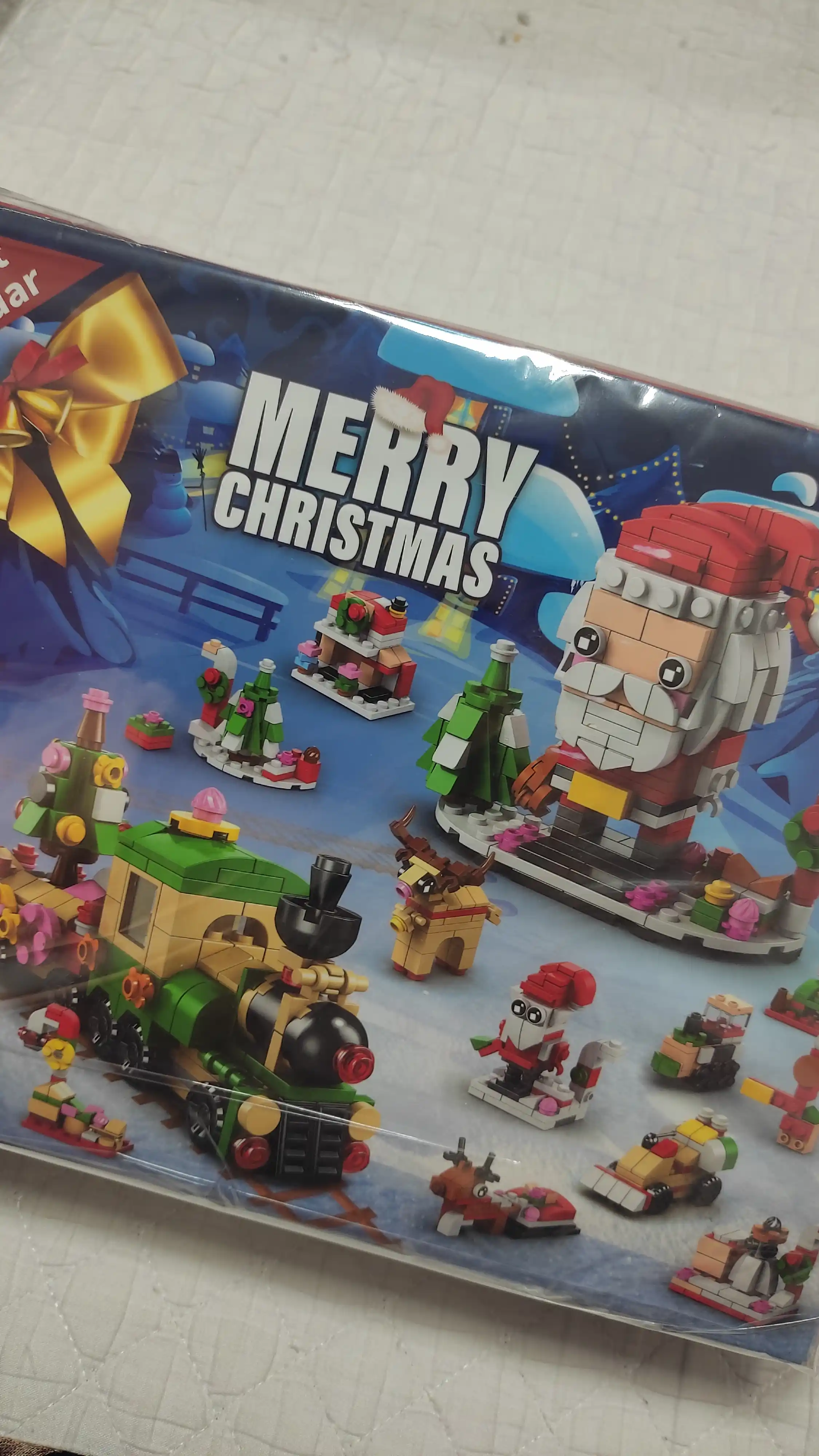 Yangi yil «Merry Christmas» advent-kalendar ( 3D konstruktor)