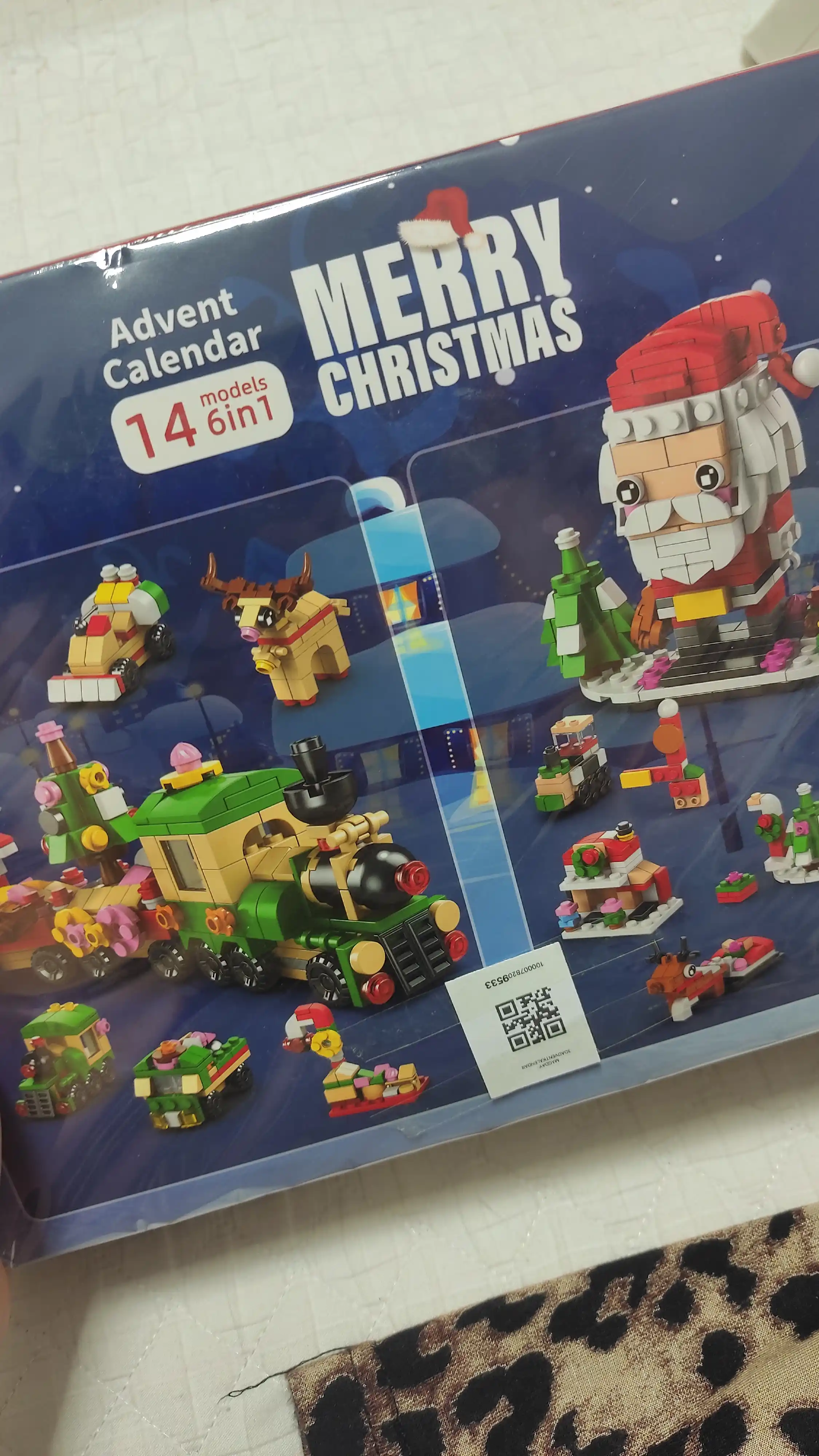 Yangi yil «Merry Christmas» advent-kalendar ( 3D konstruktor)
