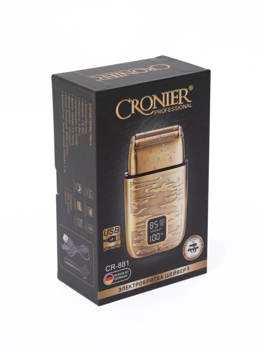 CRONIER Professional электробритва, надёжный прибор для дома и путешествий