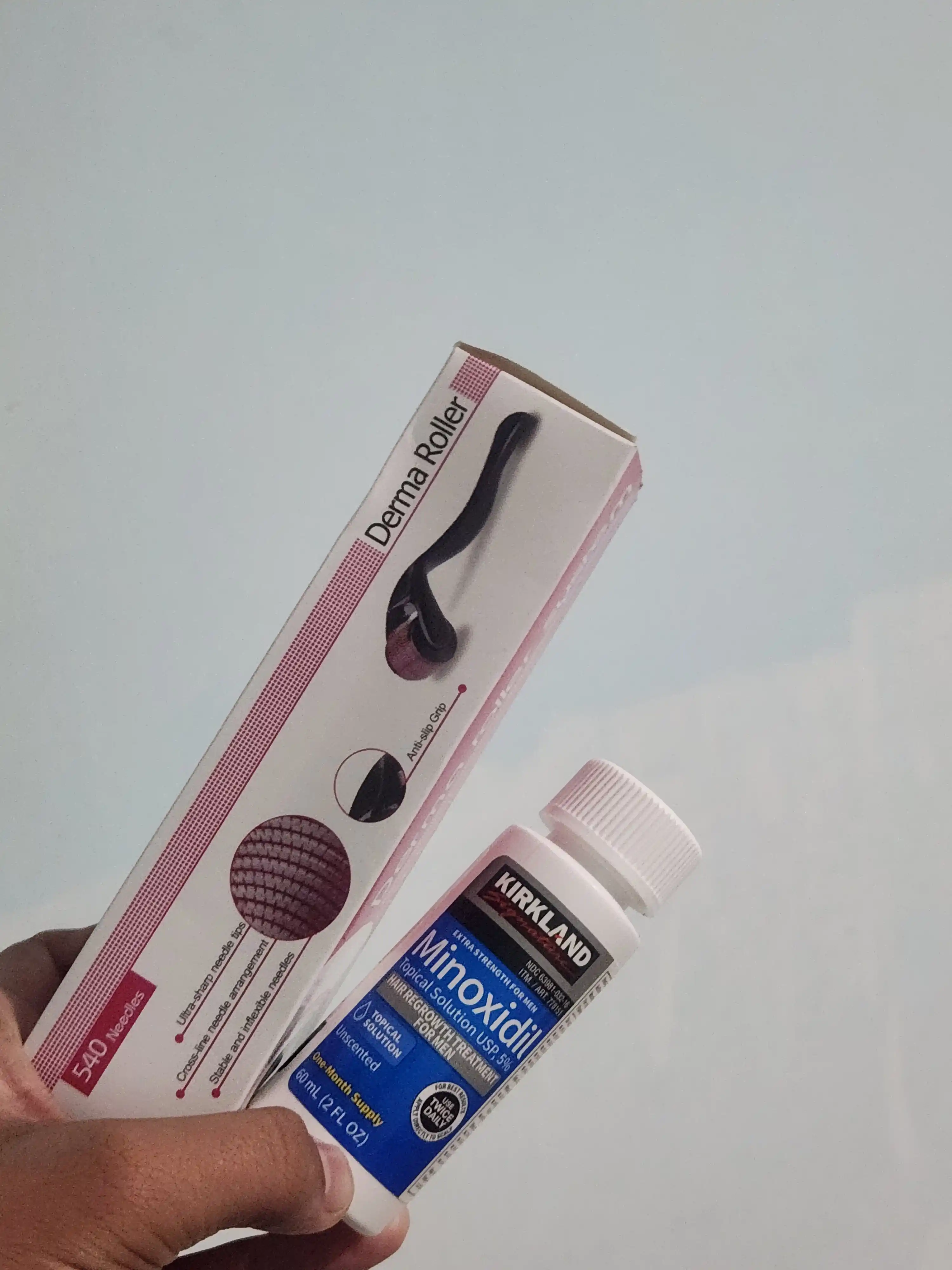 Миноксидил Мезороллер для лица Derma Roller System