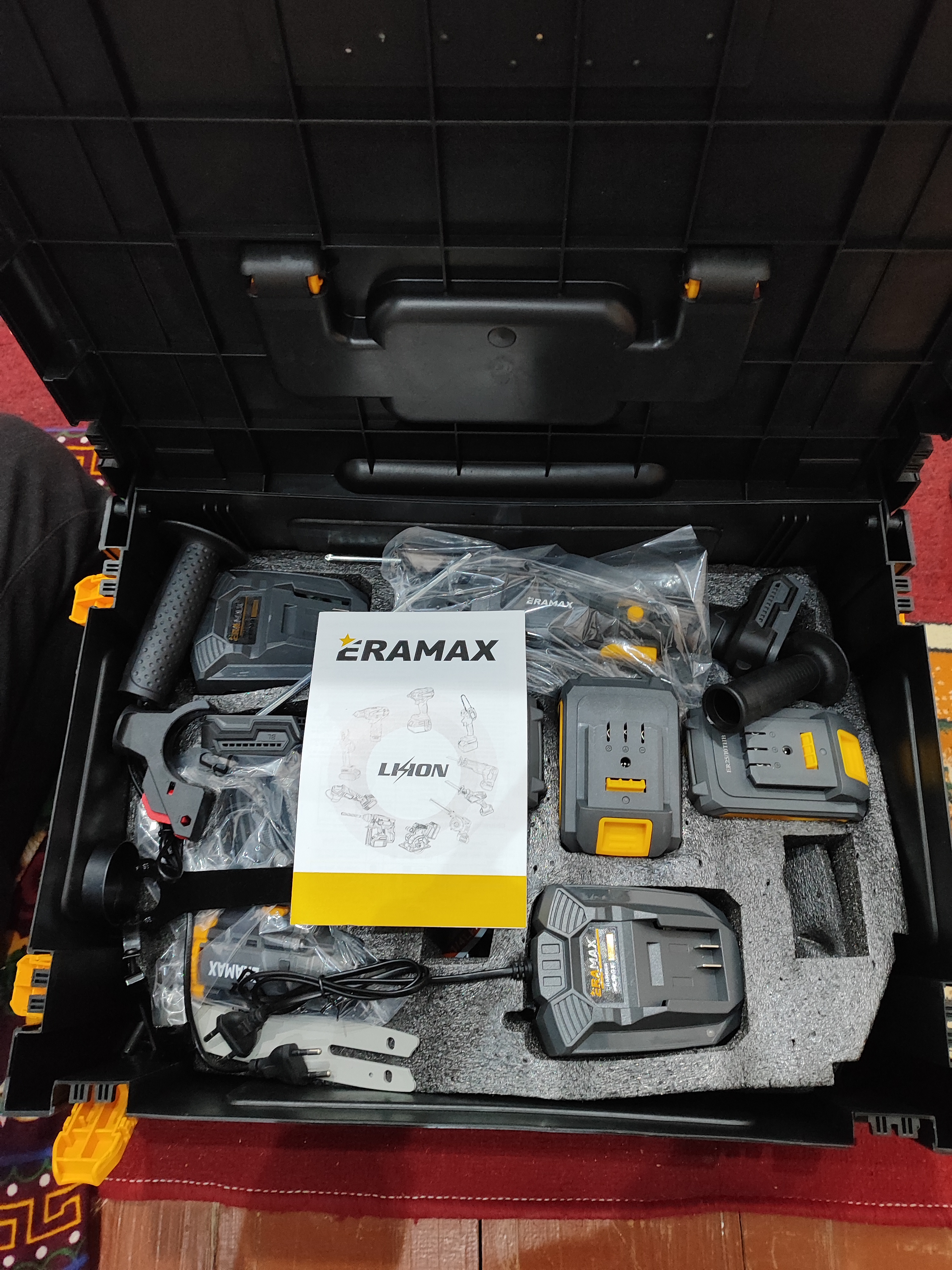 Набор ERAMAX универсальный набор электроинструментов, 6 в 1