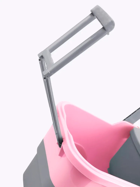 Швабра Spin Mop Turbo Smart ведро c отжимом, вращающаяся, для влажной уборки, микрофибра 