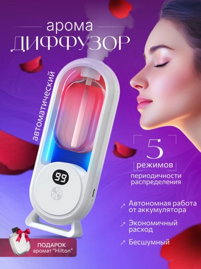 Автоматический освежитель воздуха для дома, аромадиффузор плюс 1 флакон в подарок, NS-08 — NSTAR11-APRATOSV3-БЕЛЫЙ