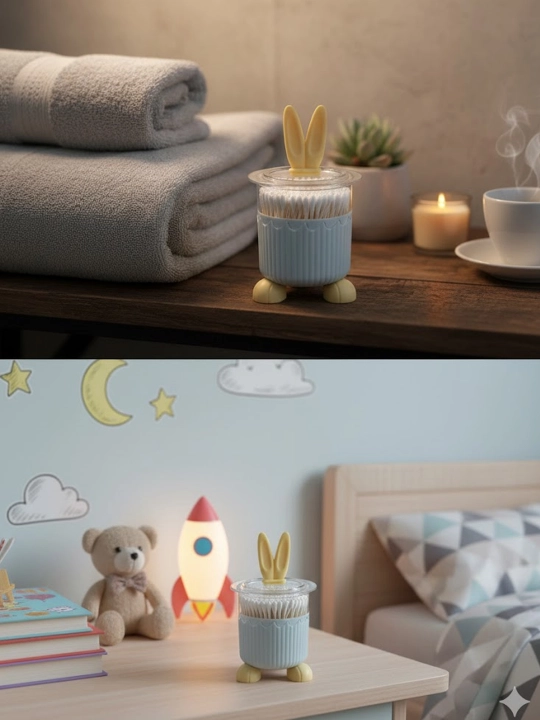 Bambuk va paxtadan tayyorlangan quloq paxtachalari quloq tozalash uchun