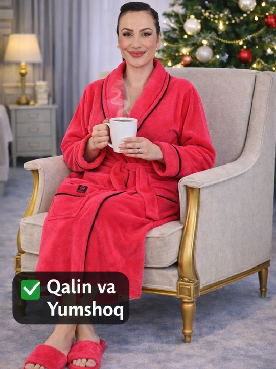 Cho'milish xalati ayollar uchun