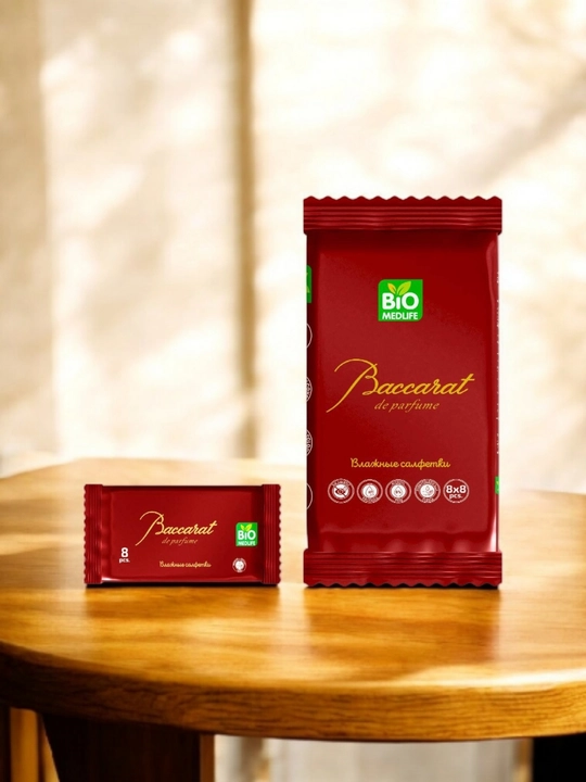 Влажные салфетки "BIO MEDLIFE", мини, 8x8 шт
