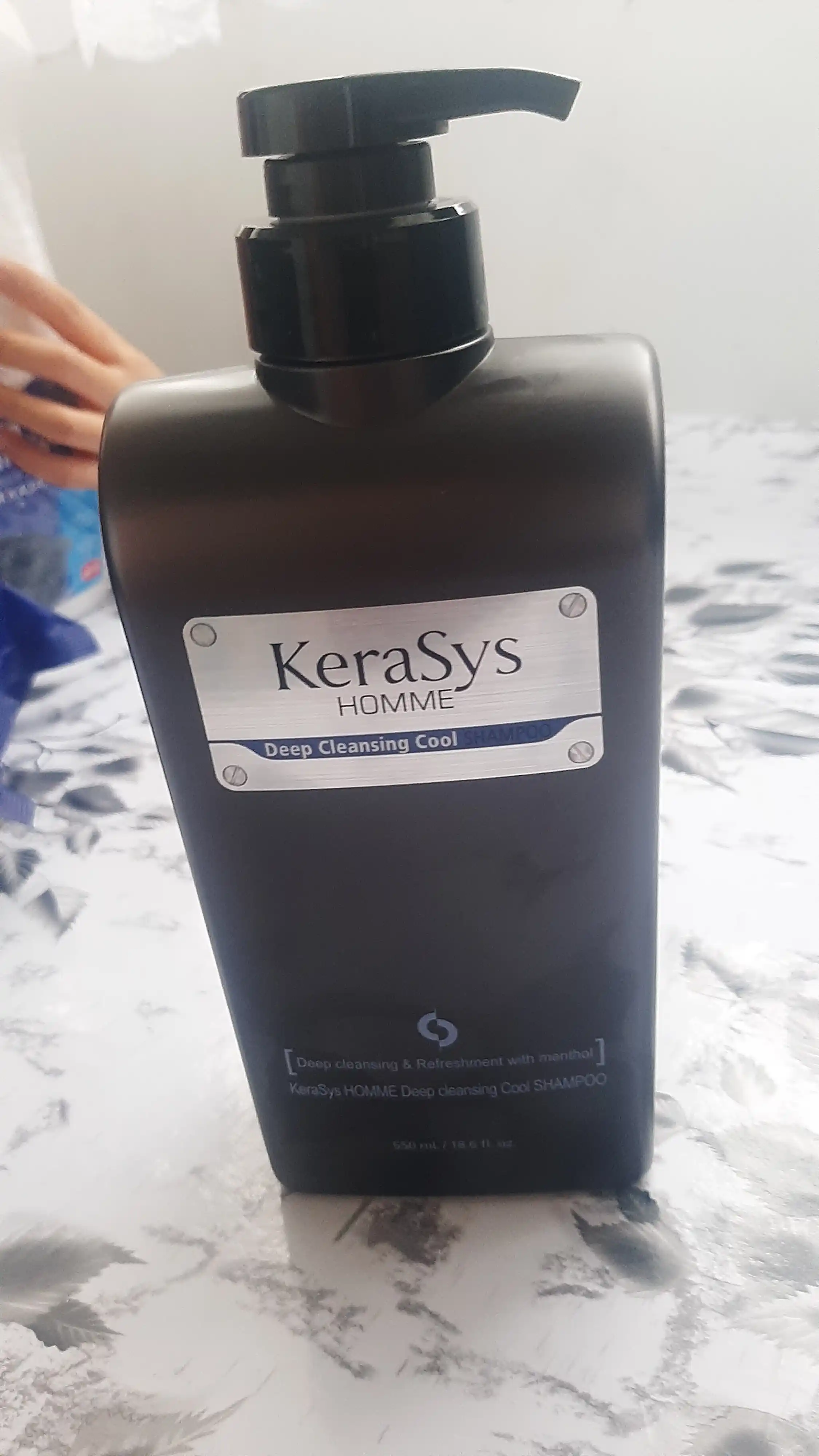 Шампунь для мужчин, глубокое очищение с ментолом, Kerasys Homme, 550 мл