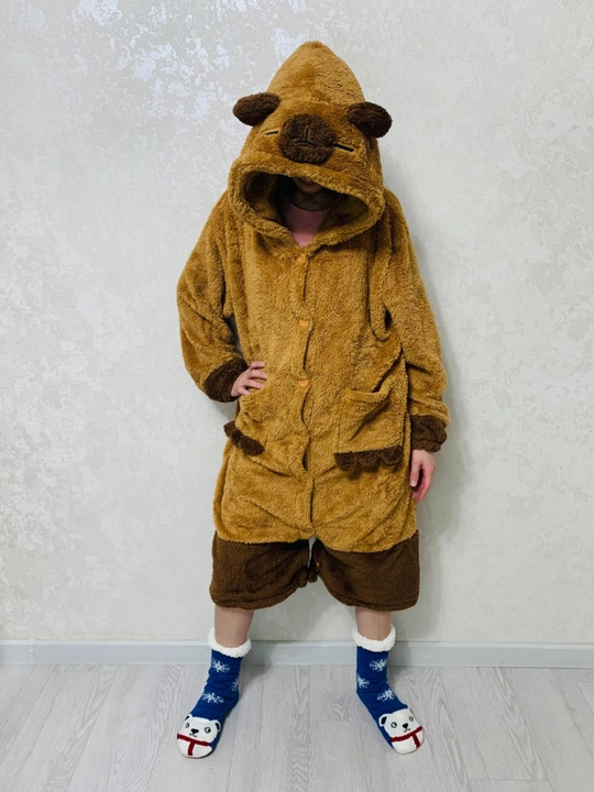 Qizlar uchun kigurumi xalati bolalar, Kapibara