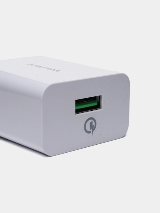 Borofone BA25A 2xUSB zaryadlovchi 2,4A gacha, Micro-USB