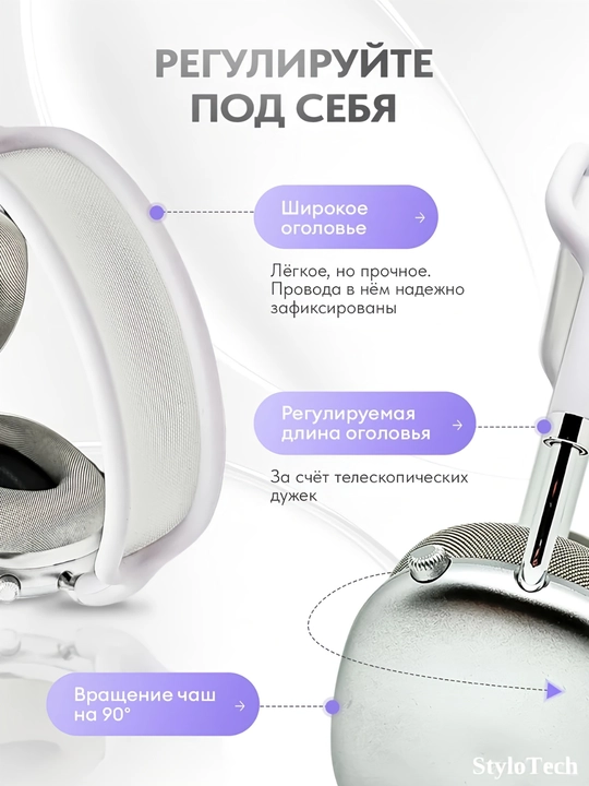 Simsiz quloqchinlar mikrofon bilan, katta to'liq o'lchamli naushniklar, Bluetooth