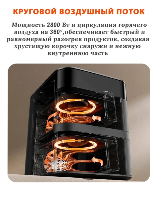 Xiaomi Smart Air Fryer aqlli aerogril 4,5L, 6,5L, Dual Zone, 10L,12L frityurnitsa